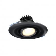  LEDDOWNG4-BK - 4 Inch Round Recessed LED Gimbal Light