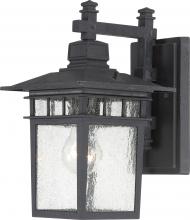Nuvo 60/3493 - Cove Neck - 1 Light - 12&#34; Outdoor Lantern with Clear Seed Glass; Color retail packaging