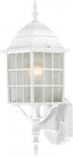 Nuvo 60/4901 - Adams - 1 Light 18&#34; Wall Lantern with Frosted Glass - White Finish