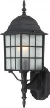 Nuvo 60/4903 - Adams - 1 Light 18&#34; Wall Lantern with Frosted Glass - Textured Black Finish