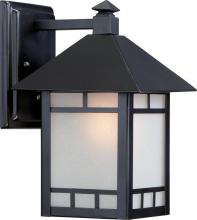 Nuvo 60/5601 - Drexel - 1 Light - 7&#34; with Frosted Seed Glass - Stone Black Finish