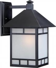 Nuvo 60/5602 - Drexel - 1 Light - 9&#34; with Frosted Seed Glass - Stone Black Finish