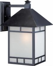 Nuvo 60/5603 - Drexel - 1 Light - 10&#34; with Frosted Seed Glass - Stone Black Finish