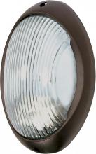 Nuvo 60/571 - 1-Light Large Oval Die-Cast Bulkhead Light in Architectural Bronze Finish with Glass Lens and (1)