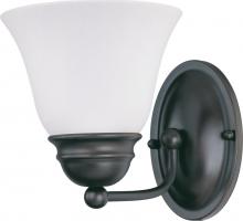 Nuvo 62/1021 - 1 Light - Empire LED 7&#34; Vanity Wall Fixture - Mahogany Bronze Finish - Frosted Glass - Lamp