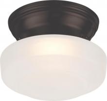 Nuvo 62/701 - Bogie - LED Flush Fixture with Frosted Glass