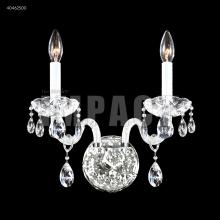 James R Moder 40462S00 - Palace Ice 2 Arm Wall Sconce