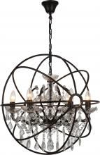  9849/6P - Black Chandelier