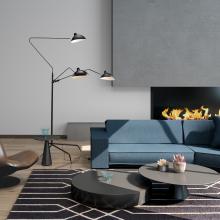  BEL23BLK - Black Floor Lamp