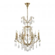  BET65XL-AB - Metal & Crystal Chandelier