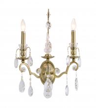  BET73 - Metal & Crystal Wall Sconce