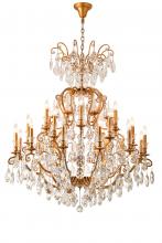  BET78BR - Metal & Crystal Chandelier