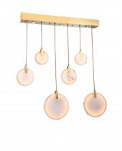 Bethel International Canada BU06C43G - Gold LED Chandelier