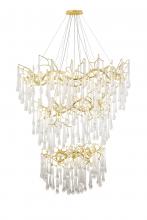 Bethel International Canada CN20C32G - Aluminum & Glass Chandelier