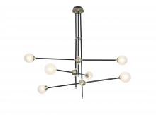 Bethel International Canada DLS09C39BR - Black Chandelier