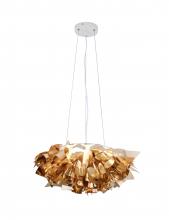  DLS105C20G - Iron & Acrylic Chandelier