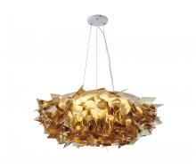  DLS107C30G - Iron & Acrylic Chandelier