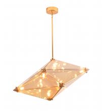  DLS50C22A - Metal & Glass Chandelier