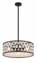  DU162C19B - Metal & Crystal Chandelier