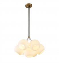  DU169C21G - Metal & Glass Chandelier