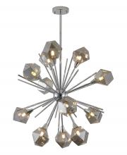  DU172C33CH - Metal & Glass Chandelier