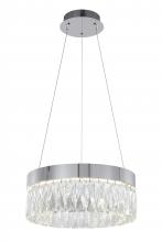  FT95C16CH - Stainless Steel & Crystal LED Chandelier