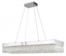  FT97C40CH - Stainless Steel & Crystal LED Chandelier