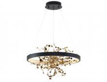  GL351C24B-2 - Sand Black LED Chandelier