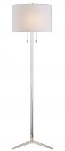  JFL123HL-PN - Polished Nickel Floor Lamp