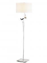  JFL136NB-CH - Chrome Floor Lamp