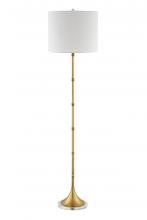  JFL93KT-GT - Metal And Fabric Floor Lamp