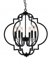  LA13C20BLK - Black Chandelier