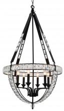 Bethel International Canada LA17C24BLK - Black Chandelier