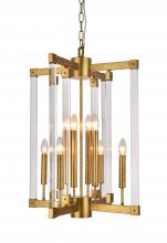  LA30C20AG - Antique Gold Chandelier