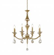  LA43C27BR - Satin Brass Chandelier