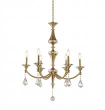  LA44C27BR - Satin Brass Chandelier