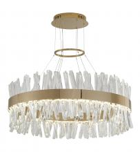  LX61C32G - Stainless Steel & Crystal LED Chandelier