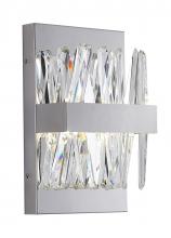  LX61W10CH - Stainless Steel & Crystal Wall Sconce