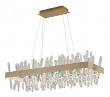  LX63C40G - Stainless Steel & Crystal LED Chandelier