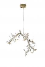  LX9902-BRZ - Stainless Steel & Crystal Chandelier