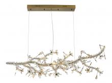  LX9905-BRZ - Stainless Steel & Crystal Chandelier