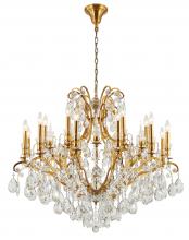  MD8092-19-AB - Antique Brass Chandelier