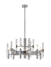  MU01 - Metal & Crystal Chandelier