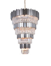 Bethel International Canada MU66SHN - Shiny Nickel Chandelier