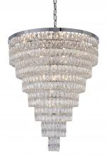  OC51C32CH - Metal & Crystal Chandelier