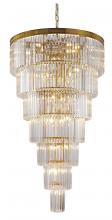  RD14C72BR - Metal & Crystal Chandelier