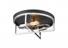 Bethel International Canada YS22130C14BCH - Black and Chrome Flush Mount