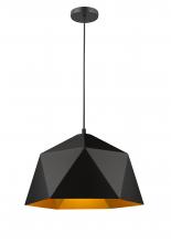 Bethel International Canada YS7702-1PB-BK - Black Single Pendant Lighting