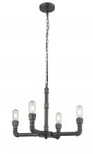 Bethel International Canada YS8085-4 - charcoal Black Chandelier