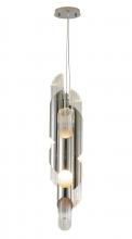  ZH02P36CH - Stainless Steel & Glass Pendant